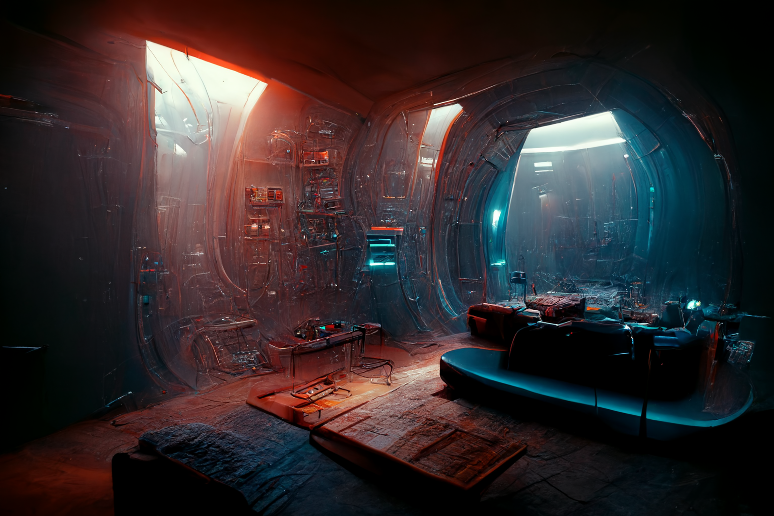 Futuristic Living Room